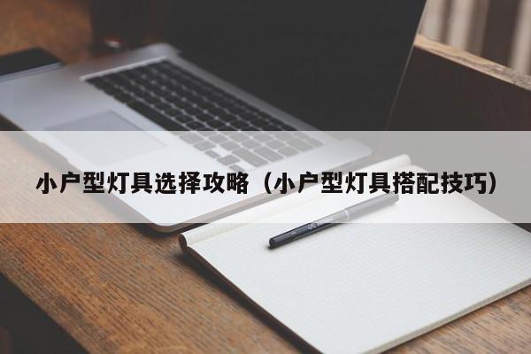 小户型灯具选择攻略（小户型灯具搭配技巧） 