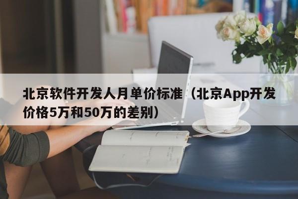 北京软件开发人月单价标准（北京App开发价格5万和50万的差别） 