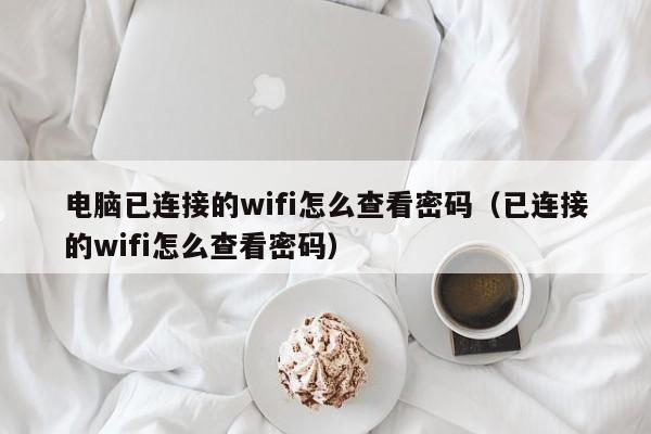 电脑已连接的wifi怎么查看密码（已连接的wifi怎么查看密码） 