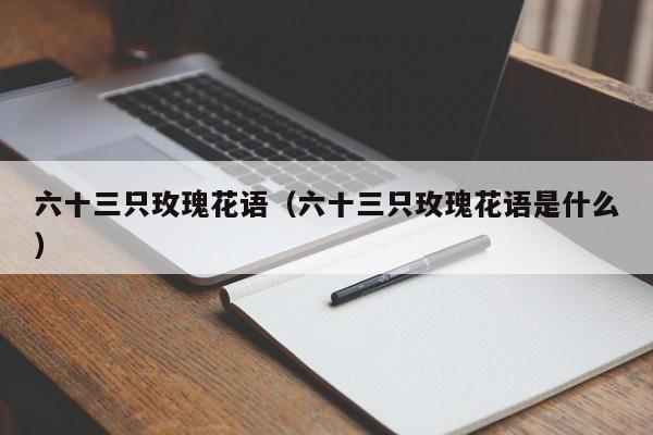 六十三只玫瑰花语（六十三只玫瑰花语是什么） 